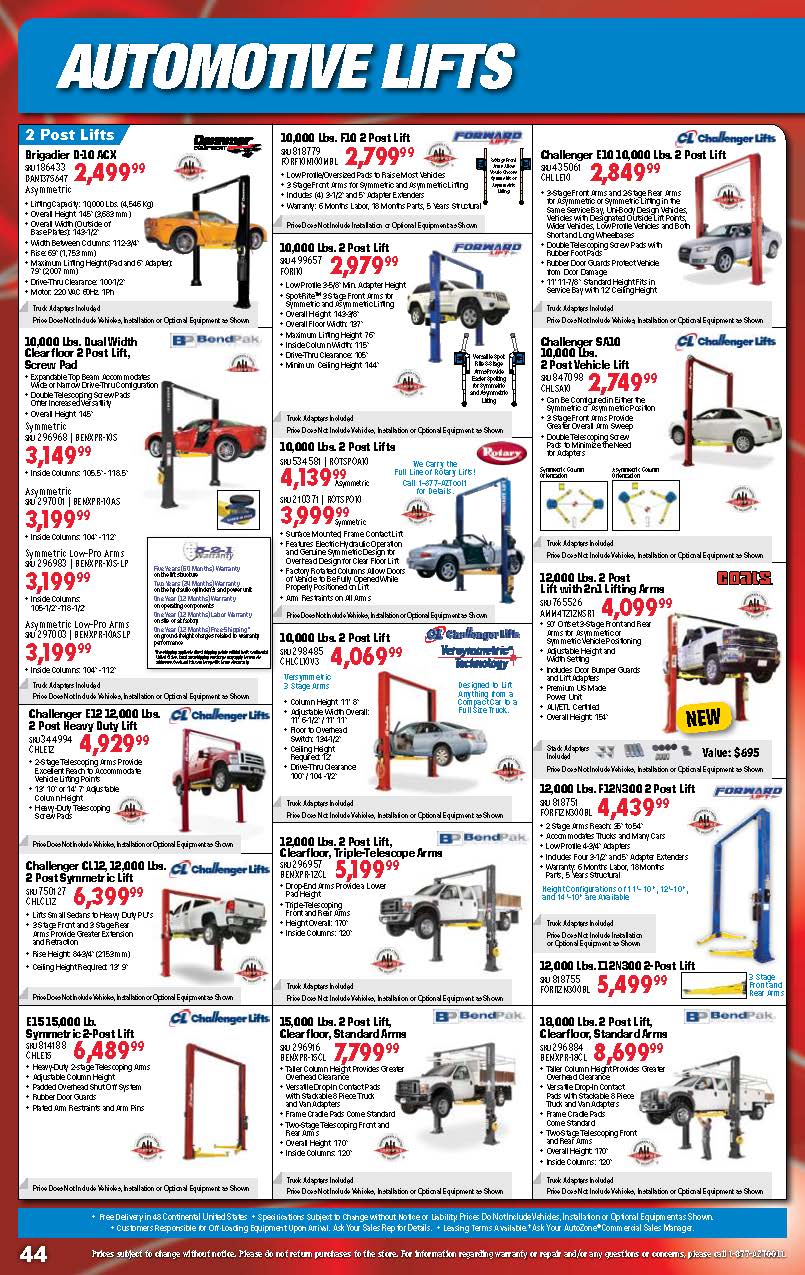 Tools & Equipment Quarterly