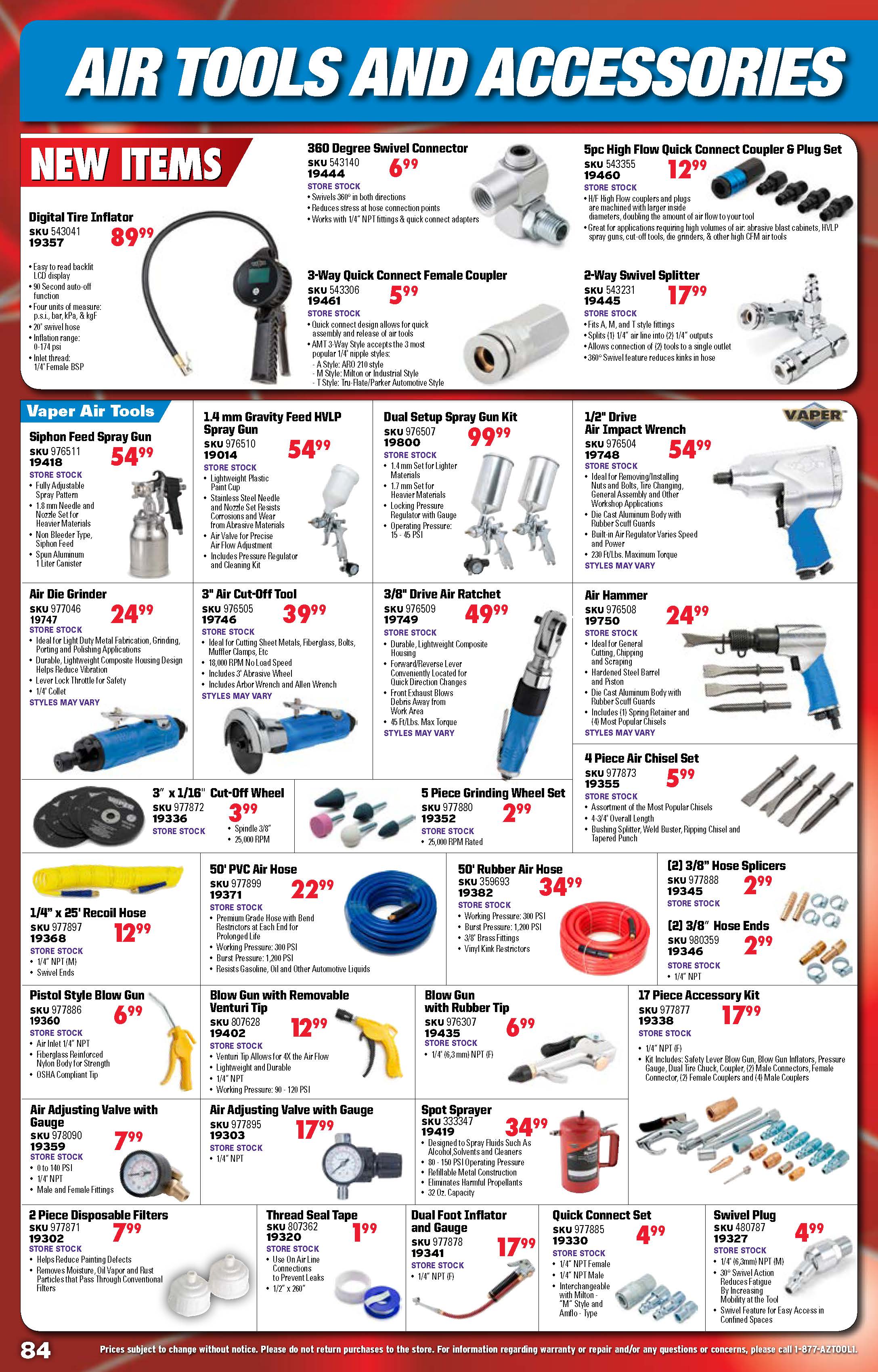 Tools & Equipment Quarterly