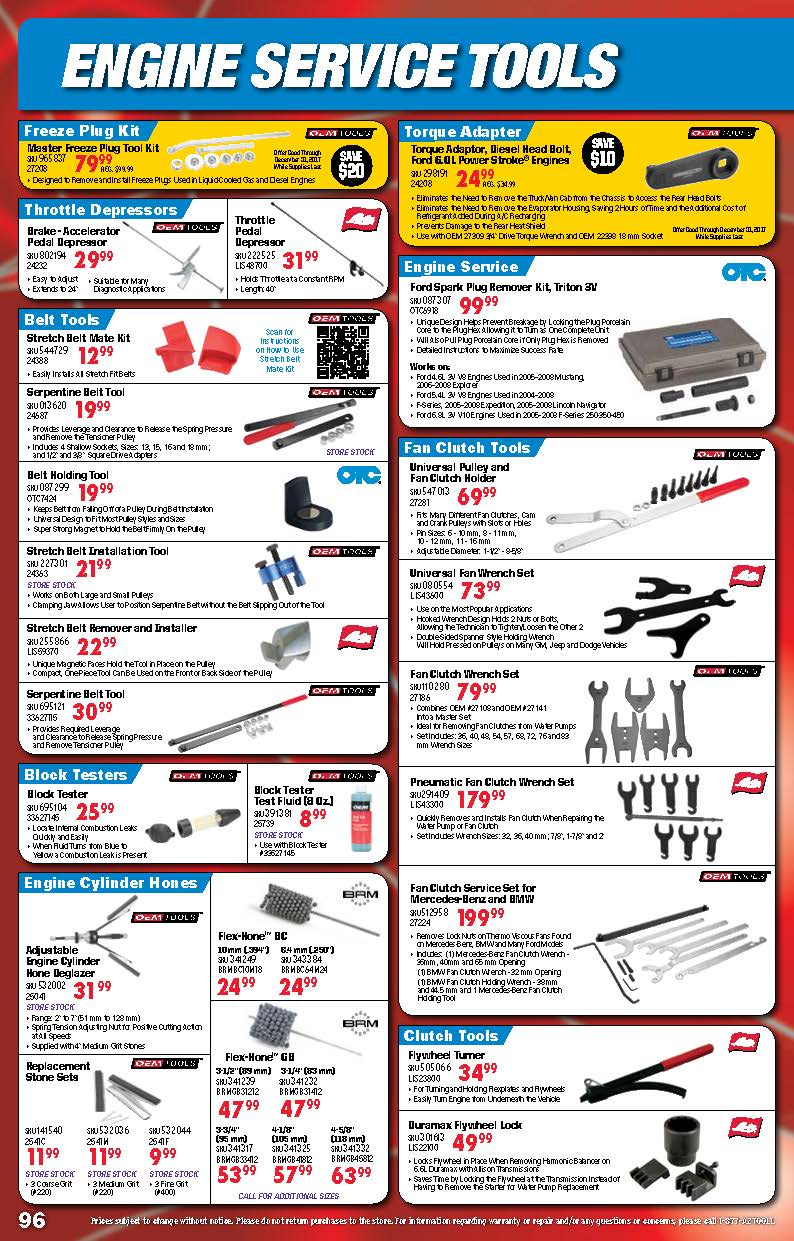 Tools & Equipment Quarterly