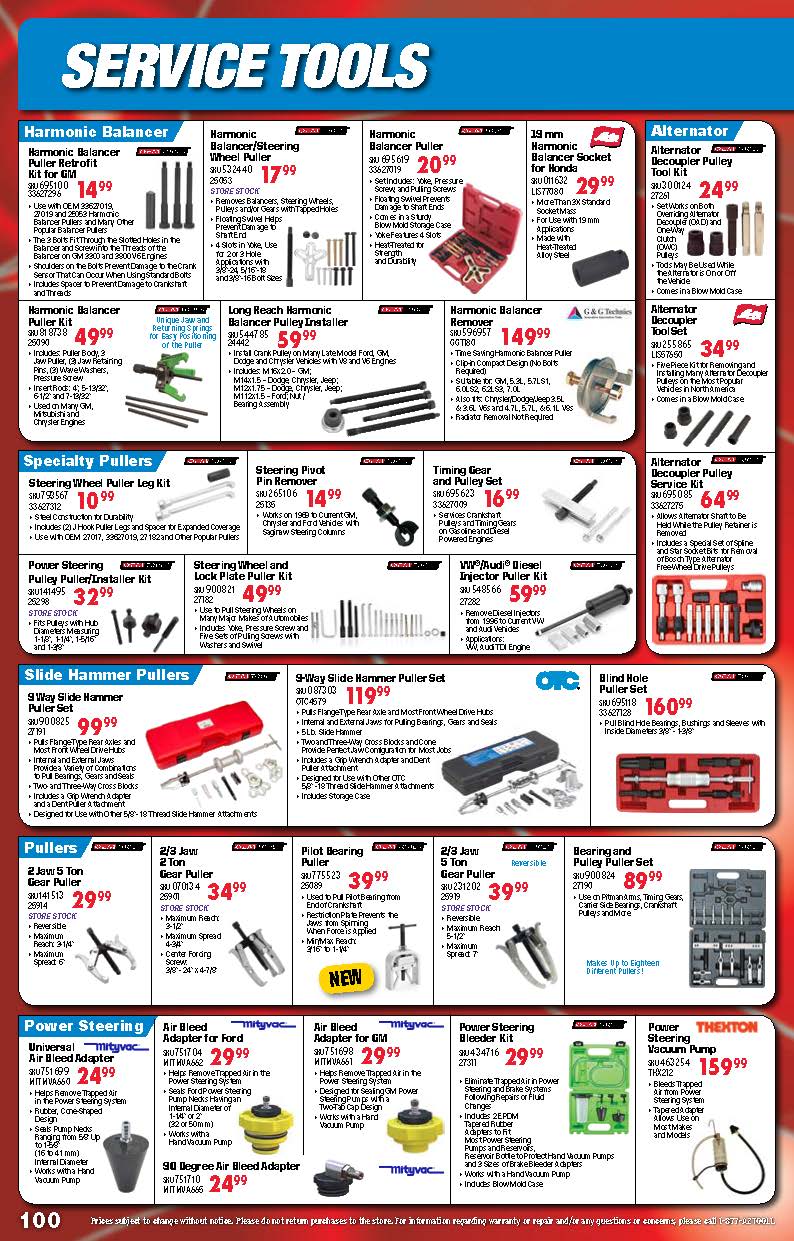 Tools & Equipment Quarterly