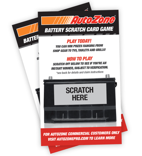 AutoZone Scratch and Win