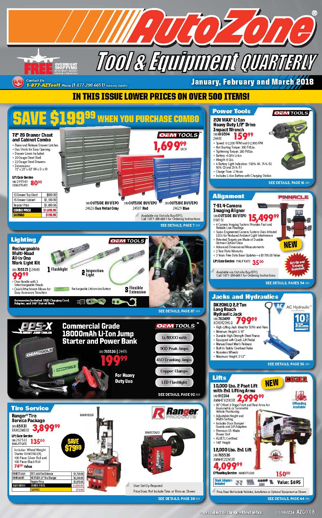 Tools & Equipment Quarterly