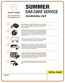 Summer Repair Checklist