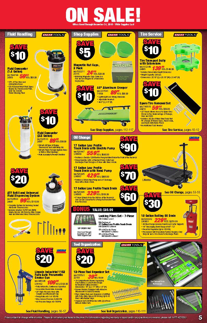 Tools & Equipment Quarterly