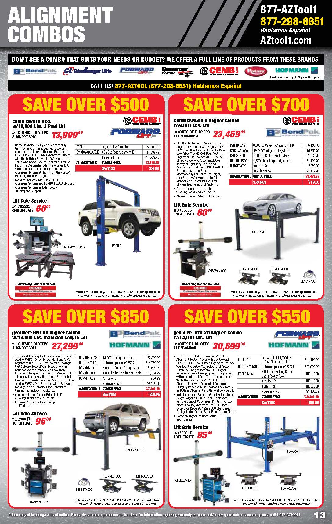 Tools & Equipment Quarterly