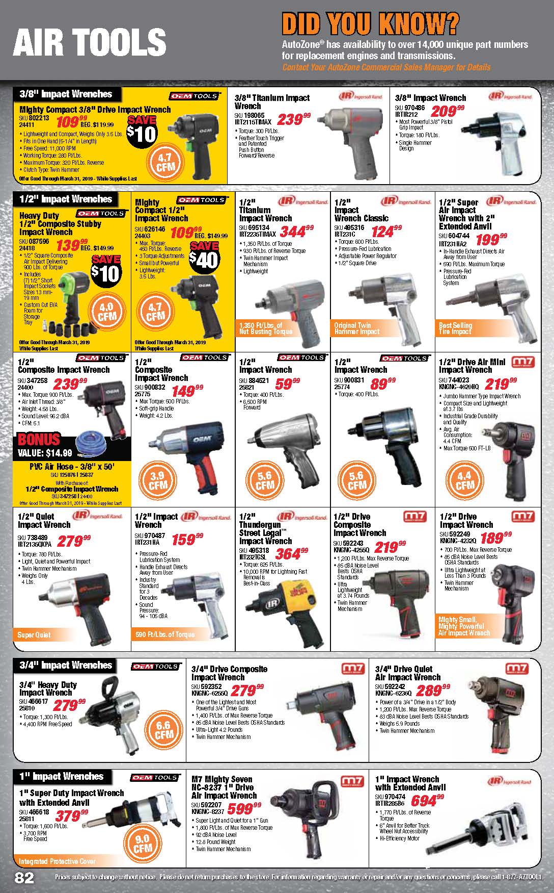 Tools & Equipment Quarterly