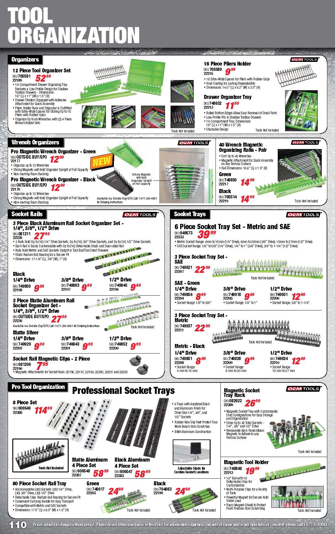 Tools & Equipment Quarterly
