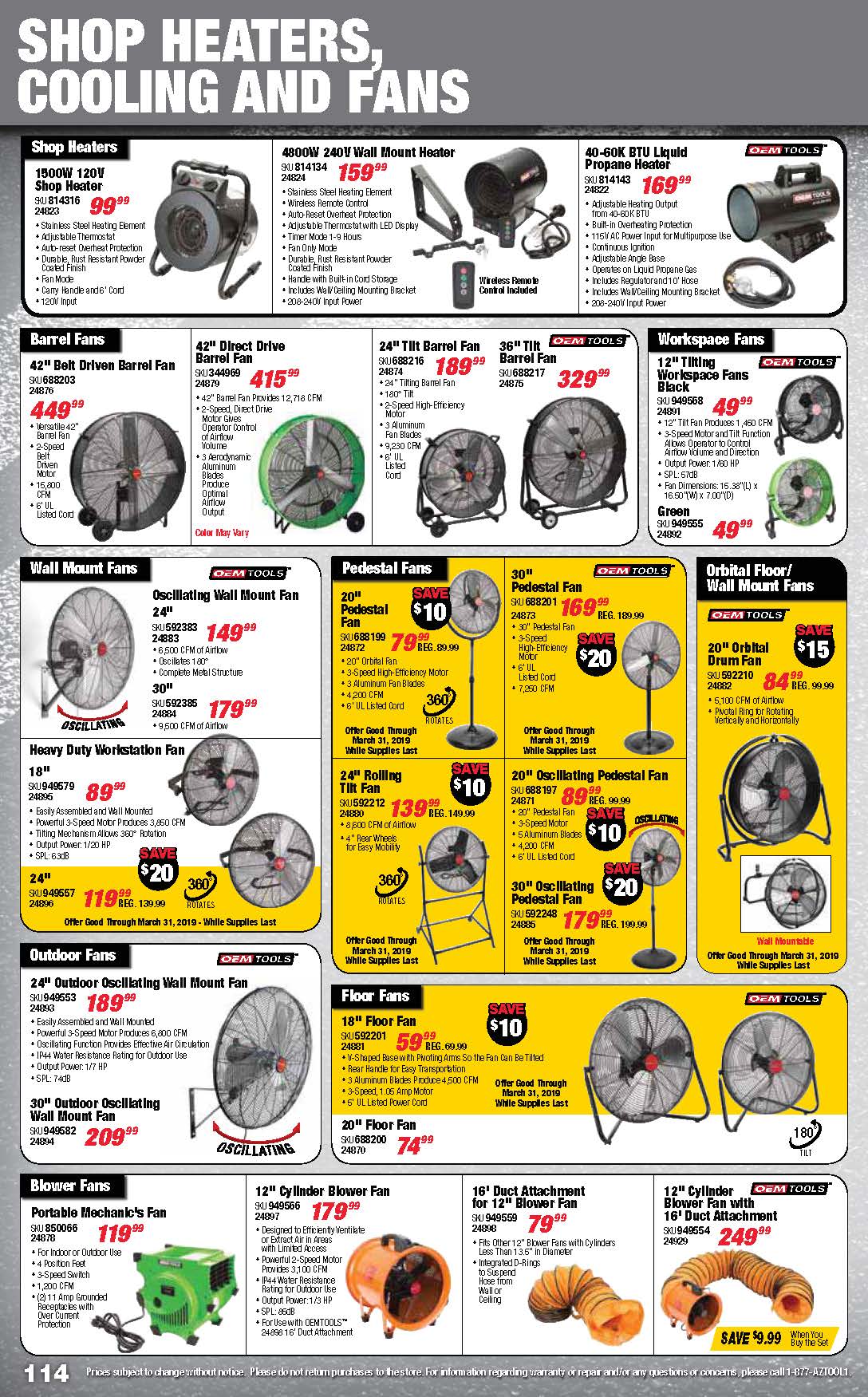 Tools & Equipment Quarterly