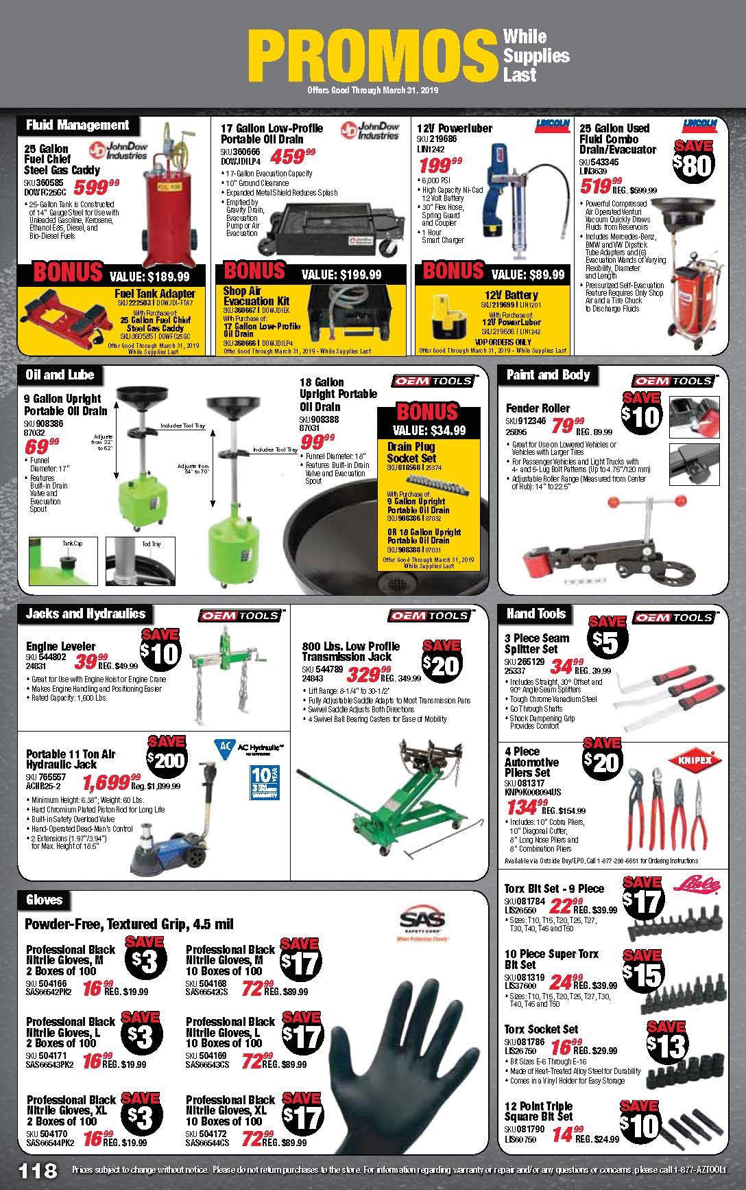 Tools & Equipment Quarterly