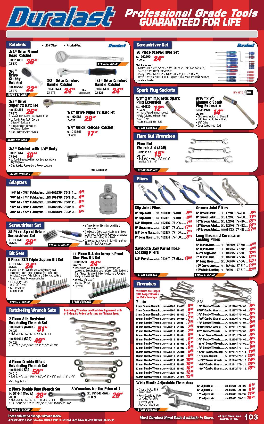 Tools & Equipment Quarterly