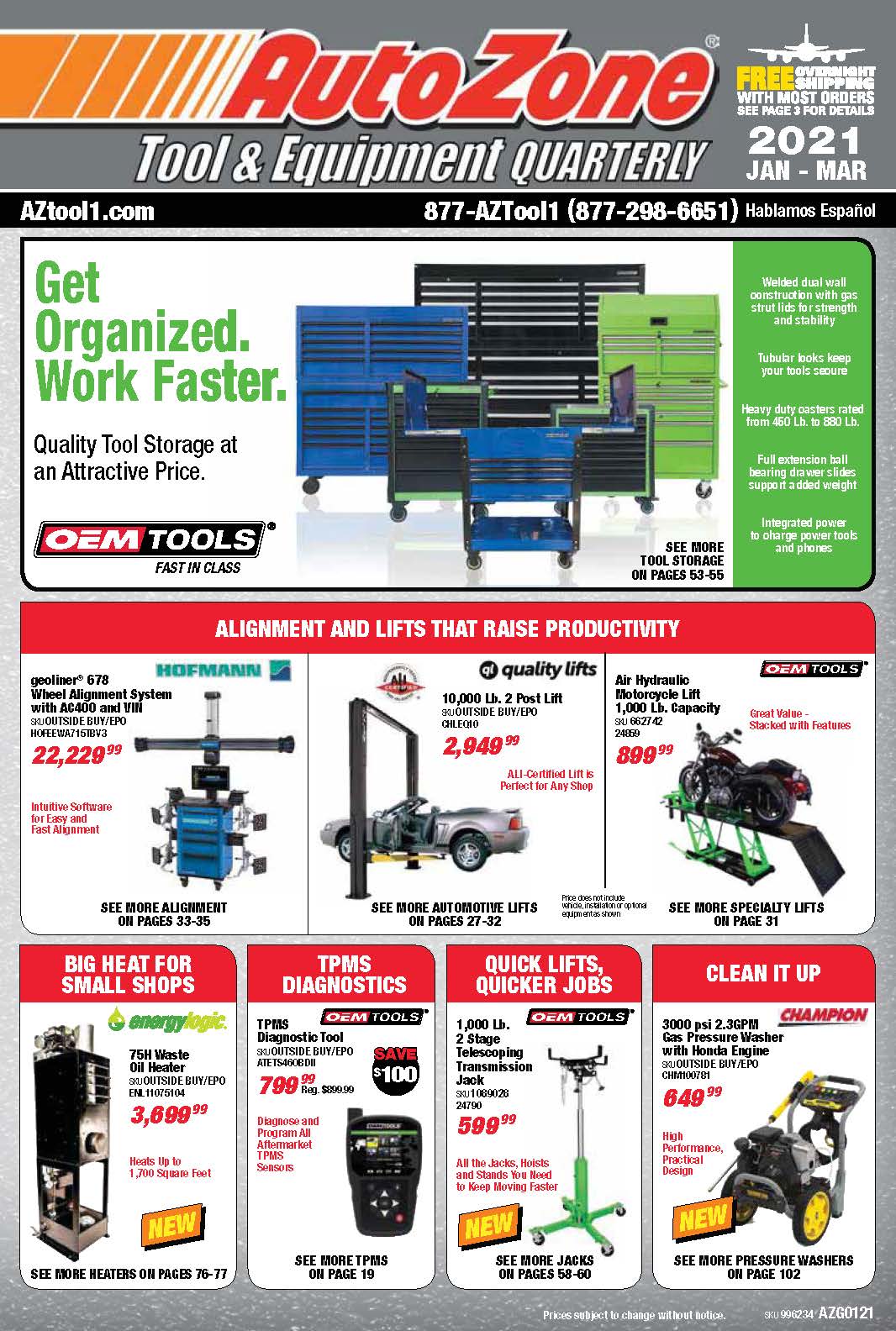 Tools & Equipment Quarterly