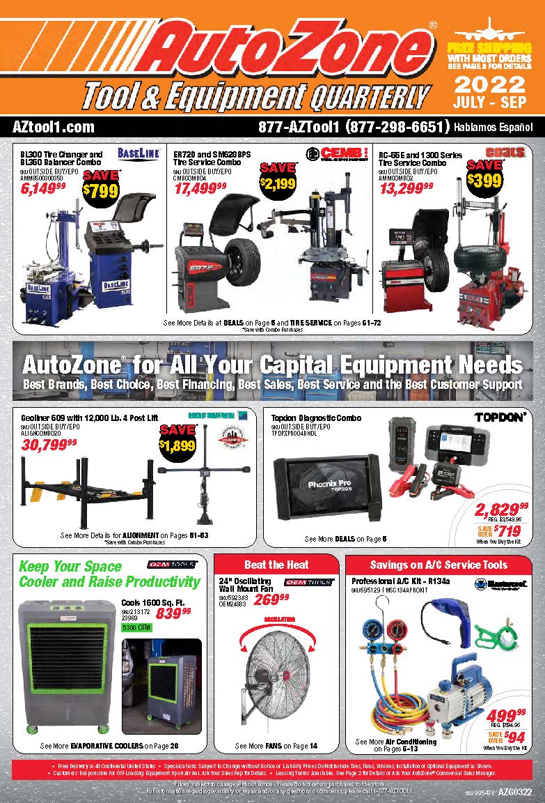 Tools & Equipment Quarterly
