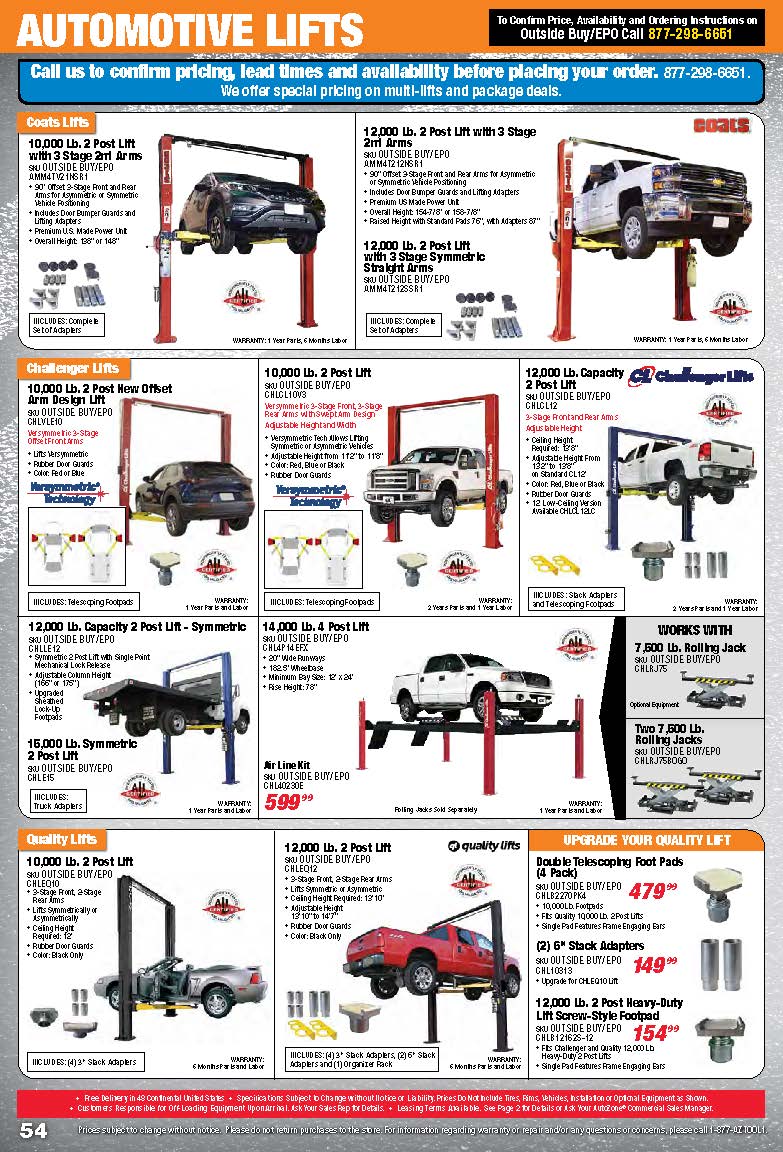 Tools & Equipment Quarterly