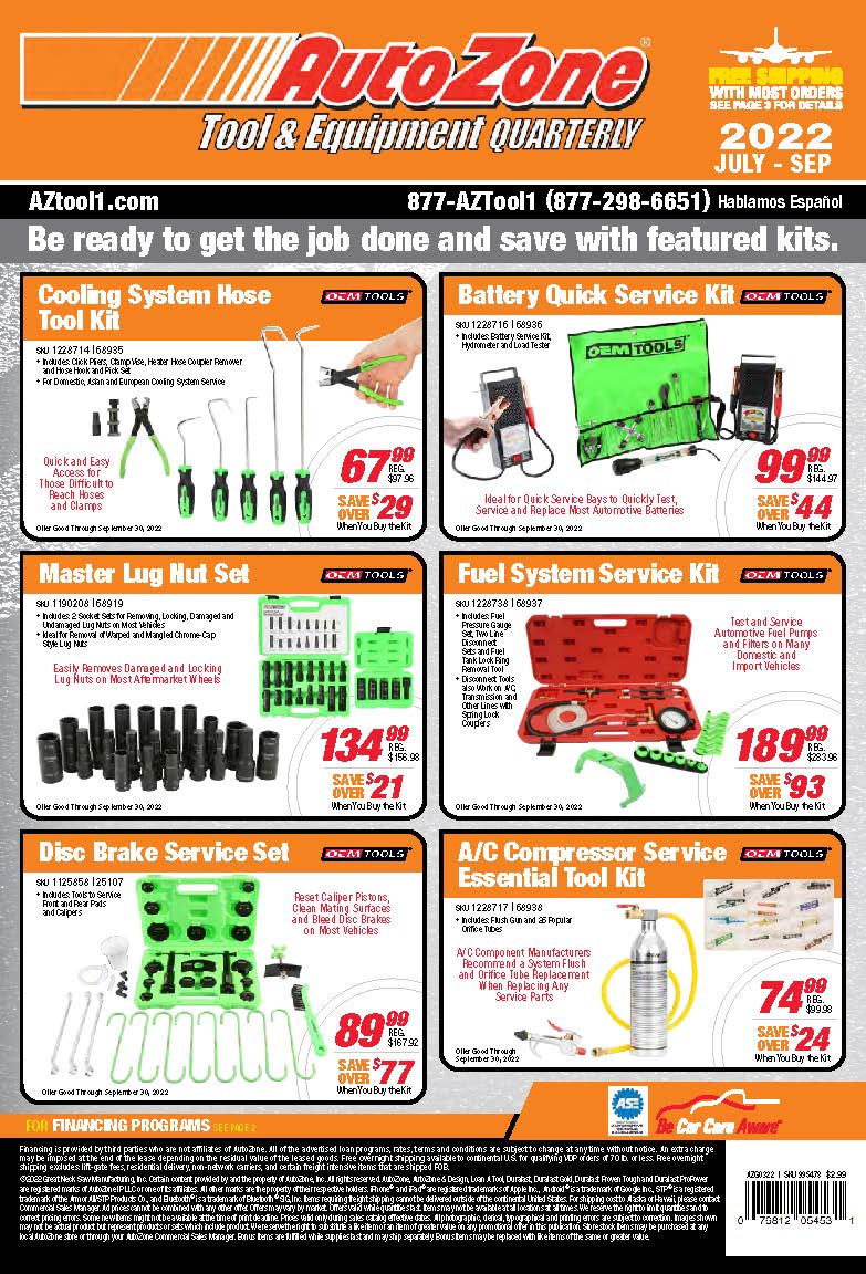 Tools & Equipment Quarterly